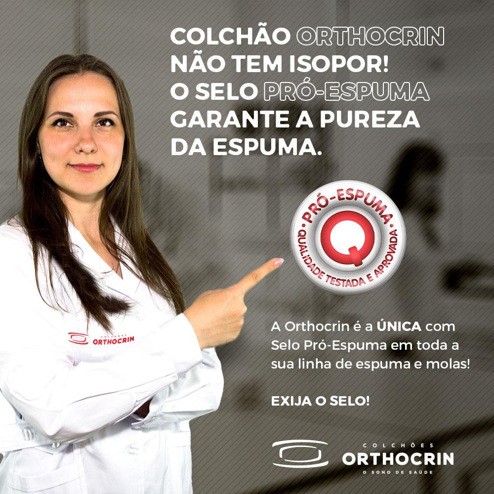 Colchão Casal Orthocrin Molas Ensacadas Supreme Visco - 138x188x32 - 4