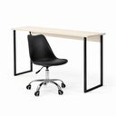 Ver imagem 2 de Mesa Office 1,10 com Cadeira Saarinen para Home Office
