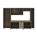 Ver imagem 4 de Armário de Cozinha Modulada Completa Fidelitá Paris 6 Peças 295cm 15 Portas 3 Gavetas com Tampo