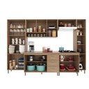 Ver imagem 2 de Cozinha Modulada Completa Fidelitá Paris 6 Peças 295cm 15 Portas 3 Gavetas com Tampo