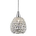 Ver imagem 1 de Pendente Cristais Cromado 17cm 1g9 Pe-031/1 Mais Luz