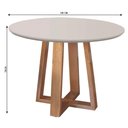 Ver imagem 2 de Conjunto Sala de Jantar 4 Lugares 4 Cadeiras Mel