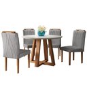 Ver imagem 6 de Conjunto Sala de Jantar 4 Lugares 4 Cadeiras Mel