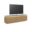 Ver imagem 5 de Rack para TV até 65 Polegadas com Iluminação em LED 183.4cm Rabat RL4800 Yescasa Mel