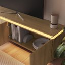 Ver imagem 6 de Rack para TV até 65 Polegadas com Iluminação em LED 183.4cm Rabat RL4800 Yescasa Mel