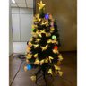Arvore de Natal Fibra Otica Natalina Completa Iluminaçao Led Estrela Fim de Ano Festa Decoraçao Enfe - 3