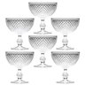 Conjunto 6 Taças Sorvete Acrílico Transparente 325ml Rojemac - 1