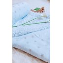 Ver imagem 2 de Kit 2 Mantas com Sherpa Flannel Infantil 75x100 Azul Camesa