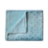 Kit 2 Mantas com Sherpa Flannel Infantil 75x100 Azul Camesa - 4