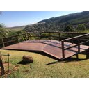 Ver imagem 1 de Deck de Wpc Maciço Cx. 5 Peças de 3 Metros 1,5m2:marrom