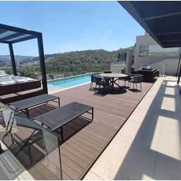 Deck de Wpc Maciço Cx. 5 Peças de 3 Metros 1,5m2:marrom - 2