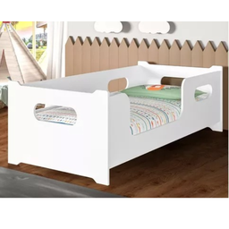 Mini Cama Infantil Montessoriana Encanto para Quarto de Criança Menina e Menino com Colchão e Proteç - 6