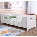 Ver imagem 5 de Mini Cama Infantil Montessoriana Encanto para Quarto de Criança Menina e Menino com Colchão e Proteç