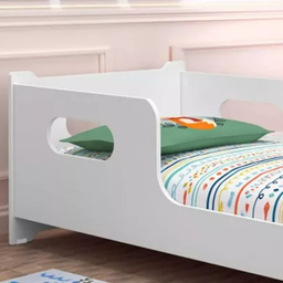 Mini Cama Infantil Montessoriana Encanto para Quarto de Criança Menina e Menino com Colchão e Proteç - 7