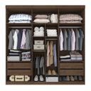 Ver imagem 2 de Guarda Roupa Casal 6 Portas 4 Gavetas Belém 15mm - Valverde: New Canion