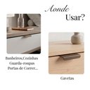Ver imagem 5 de Puxador Clean Reto 5cm para Gavetas Portas Moveis Planejados - Ouro Envelhecido
