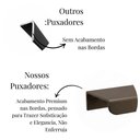 Ver imagem 4 de Puxador Clean Reto 5cm para Gavetas Portas Moveis Planejados - Ouro Envelhecido
