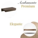 Ver imagem 2 de Puxador Clean Reto 5cm para Gavetas Portas Moveis Planejados - Ouro Envelhecido