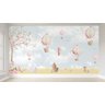 Papel de parede infantil para quarto de bebê balão menina M² PP48 - 1