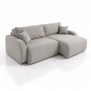 Ver imagem 2 de Sofá Cama Modular Orgânico Retrátil 3LUGARES 210cm Base Madeira Maciça Cancún