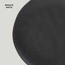 Ver imagem 5 de Conjunto 6 Pratos Rasos Cerâmica Orgânico Preto Matte 26,5cm Porto Brasil Mesa Posta Jantar Almoç