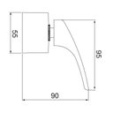 Ver imagem 2 de Acabamento para Registro Lorenzetti Loren Live 4901 R89 1/2", 3/4" e 1" Rose Gold