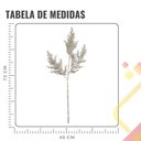 Ver imagem 2 de Galho Decorativo Ramos Champanhe Glitter Natal - 72cm