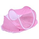 Ver imagem 3 de Berço Bebê Portátil Tenda Mosquiteiro Cama 3 Peças Menina Rosa Lorben
