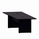 Ver imagem 4 de Mesa Reunião Escritório 3,00m X 1,10m 08 Pessoas com 2 Caixas para Tomadas e Tampo Bipartido 100%