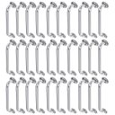 Ver imagem 1 de Alça de Apoio Barra Inox 50cm Kit 30 Unidades Banheiro Acessibilidade Idoso Corredor Segurança Supor