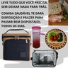 Bolsa Térmica Lona Marmita Fitness Lazer Viagem Mid Sport Lancheira Academia 7L Mille Bolsa Térmica  - 3