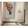 Quadro Pintura Tela horse hotel textured clear decor 5158: 100cm (A) x 50cm (L) - 1