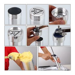 Máquina Modeladora Biscoito 4 Bicos 20 Formas - 4