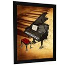 Ver imagem 1 de Quadro Decorativo Piano Pianista