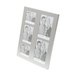 Porta Retrato de Alumínio Escovado 20cmx25cm para 5 Fotos Rojemac - 3