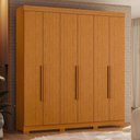Ver imagem 2 de Guarda Roupa Casal Vinci 6 Portas Cinamomo - Móveis Albatroz
