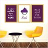 Conjunto Placas Decorativas Açaí Frases a vida é melhor depois de um açaí - 45x60cm - 1