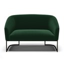 Ver imagem 6 de Sofá 2 Lugares Namoradeira Industrial Preto Stella Bouclê D03 D'Rossi Verde