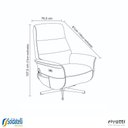 Ver imagem 3 de Poltrona de Massagem Michigan Preta e Marrom - Rivatti