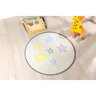 Tapete Bebê Estrelas Decorativo Palha 65cm de Diâmetro Antiderrapante - 3