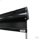 Ver imagem 7 de Persiana Rolo Double Vision Zebra 160larg X 160alt Preta Total Black C/ Bando - Sala/ Escritório/qua