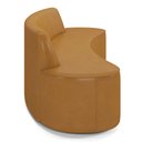 Ver imagem 7 de Sofá Decorativo 3 Lugares 180cm Bélgica Curvo PU Caramelo G15 - Gran Belo