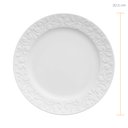 Ver imagem 6 de Prato de Sobremesa Porcelana 20,5cm Relevo Tassel Germer Redondo Branco