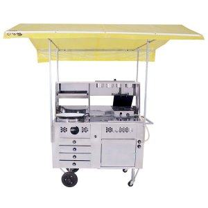 Carrinho 3 em 1 Pastel, Hot Dog e Lanche R2 67062