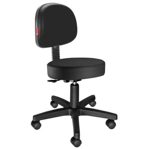 Cadeira Mocho Estética Secretária Giratória