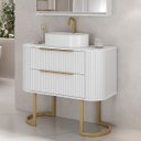 Ver imagem 1 de Gabinete Alice 1 Metro com Pés - Fabribam Branco