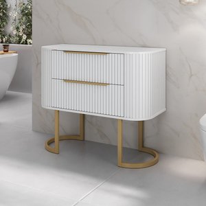 Gabinete Alice 1 Metro com Pés - Fabribam Branco