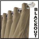 Ver imagem 4 de cortina pé direito 5,00 x 4,50 c/voal Livia blackout bege