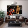 Quadro Decorativo Musical Classic Instruments - 90x60cm - 5