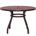 Ver imagem 1 de Mesa Lótus 1,00m Tampo Ripado com Furo para Ombrelone